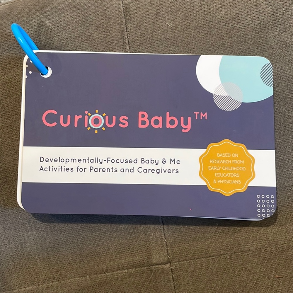 Curious Baby 40+ Activity Cards for Baby & Me (0-12 Months)